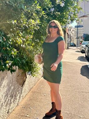 OGL Move Squared Neck Brami Dress